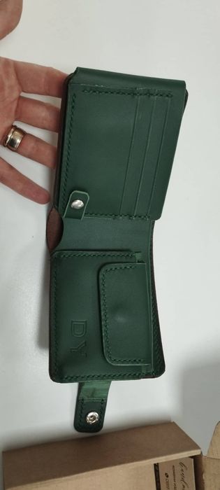 Мъжки портфейл от телешка кожа