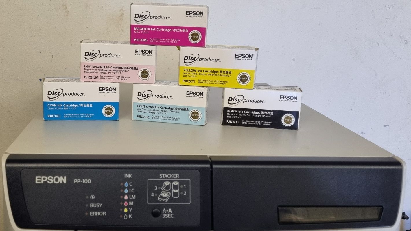 Epson Discproducer PP-100, система за дублиране и печат на дискове.