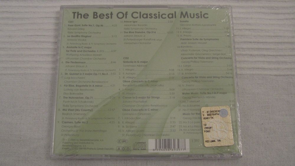 Set 2 CD originale sigilate The best Of Classical Music