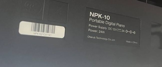 Продаю цифровое пианино NUX NPK-10 со стойкой