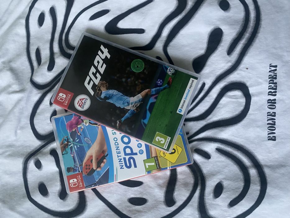 doua jocuri nintendo fc 24 si nintentdo sports