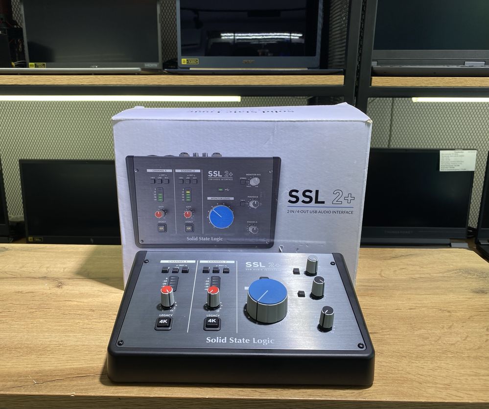 Аудиоинтерфейс Solid State Logic SSL 2+, 24 бит, 192 кГц, 10316/А10