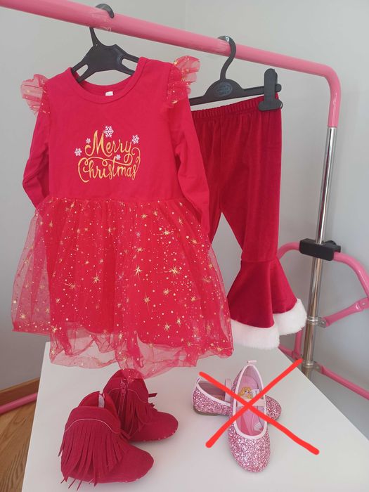 Коледно-новогодишен лот, размер 86, всичко - 15 лв.