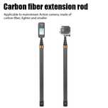 Selfie Stick Carbon Invisible,3M,Insta360 X4,X3,X2,ONE,GoPro - NOU
