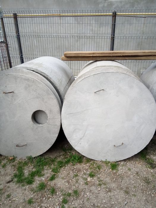 Tuburi și capace din beton armat pentru fose, fântâni și podețe.