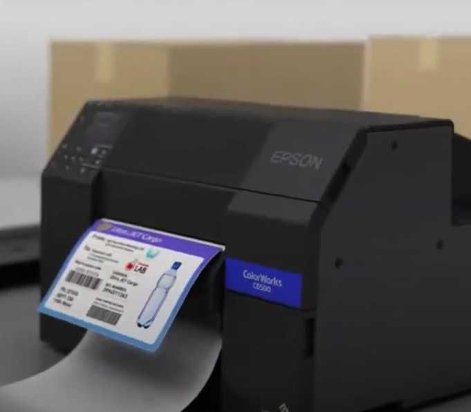 Цветен принтер за печат на етикети Epson ColorWorks C6000Ae