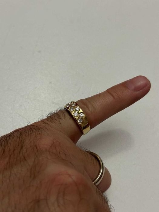 INEL AUR 18K + 10 Diamante x 0.06CT = 0.60CT - VS1 - G - 5.6g !