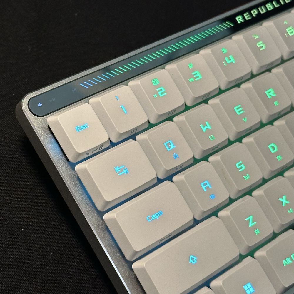 Asus ROG Falchion RX Low Profile keyboard.