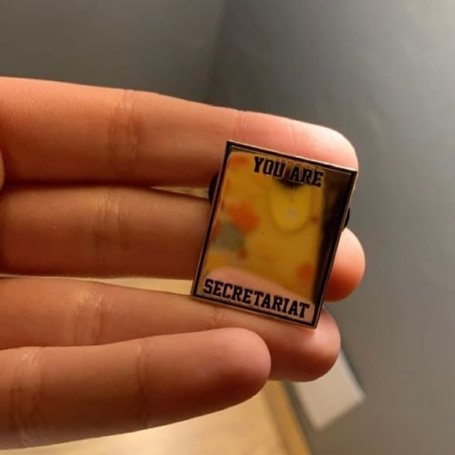 Pin (insigna) Bojack Horseman "YOU ARE SECRETARIAT"