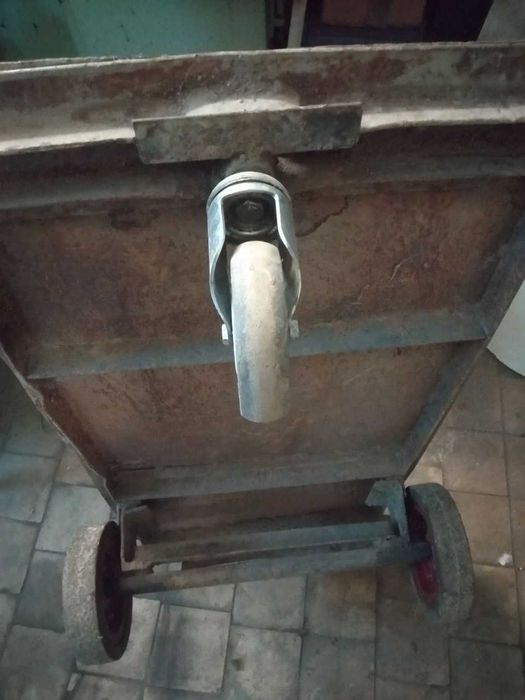 Арава, тележка на новых колёсах, незаменимый помощник