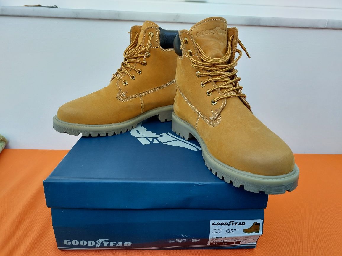 Bocanci Goodyear Trappers Piele Naturala Nabuc