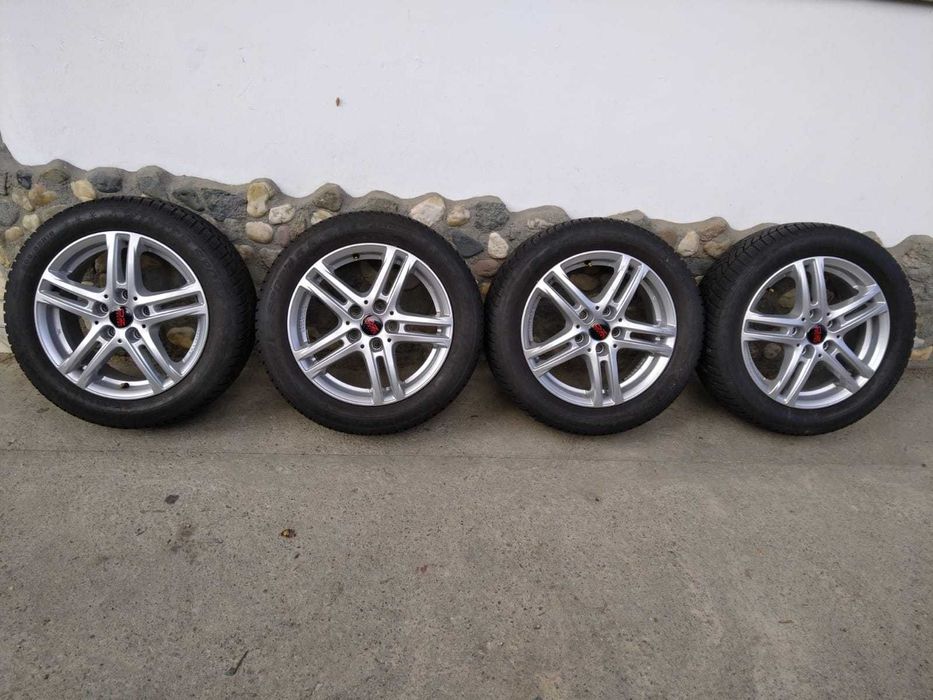 Vând 4 roți iarnă VW,Audi,Scoda,Seat – jante 16"  205/55R16 – 5x112
