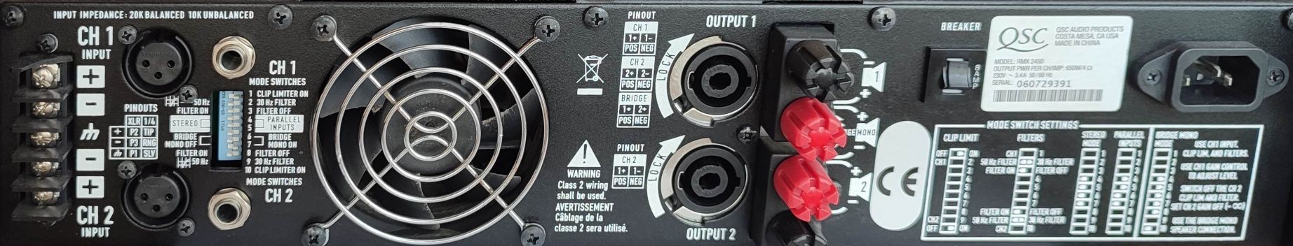 Vând amplificator qsc rmx 2450