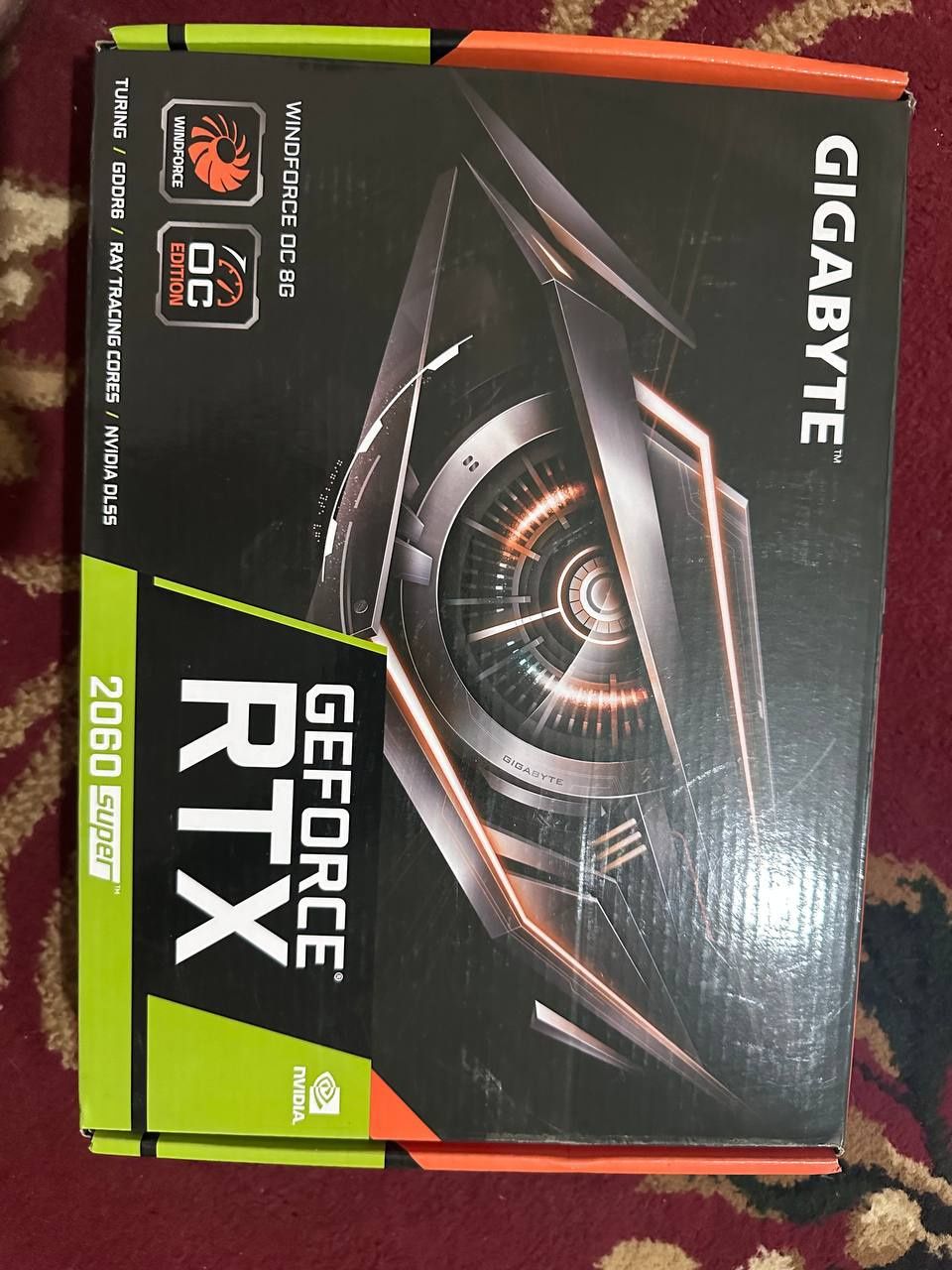 Gigabyte RTX 2060 super 8Gb sotiladi