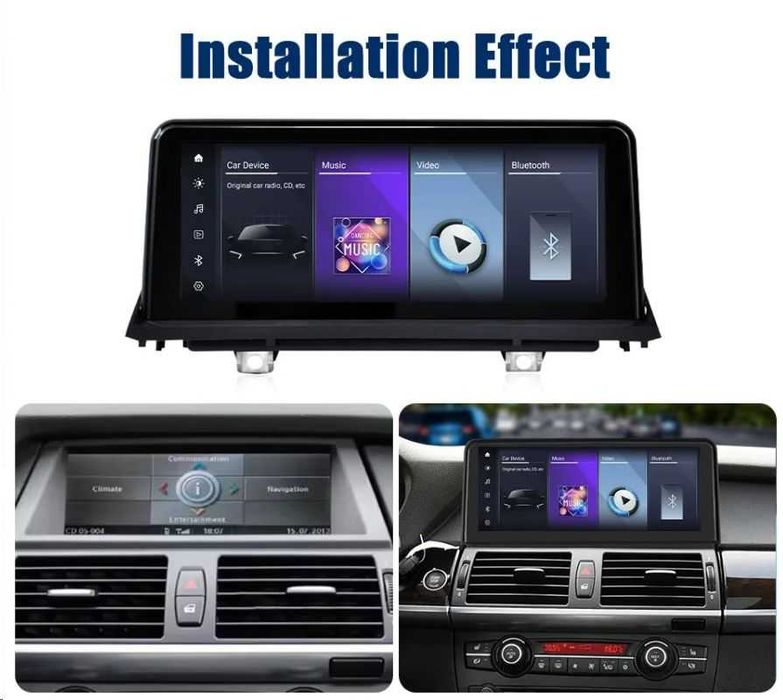 Головное мультимедиа ЖК 10,5 дюймов на BMW X5, X6 - E70, E71