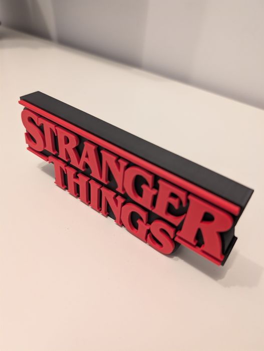 Stranger things - Decor pentru raft printat 3D