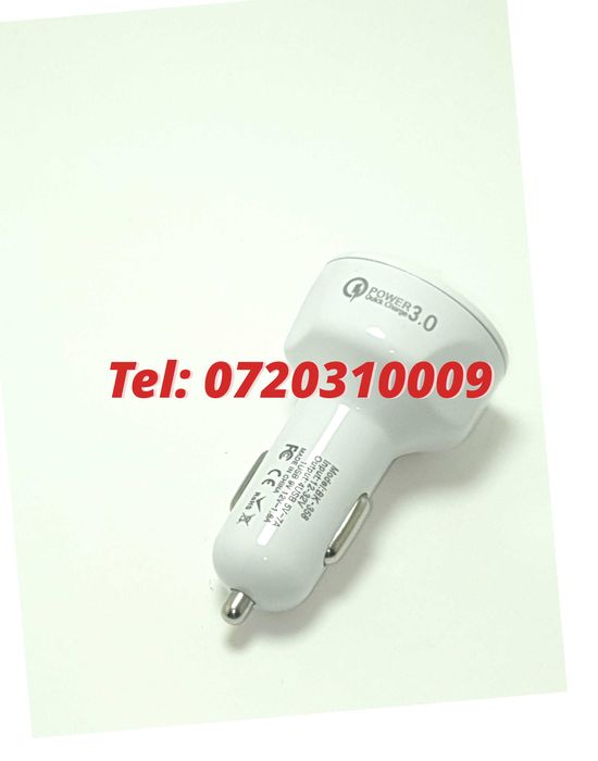 Superfastcharge Incarcator Auto Cu Patru Porturi Usb Partycharge