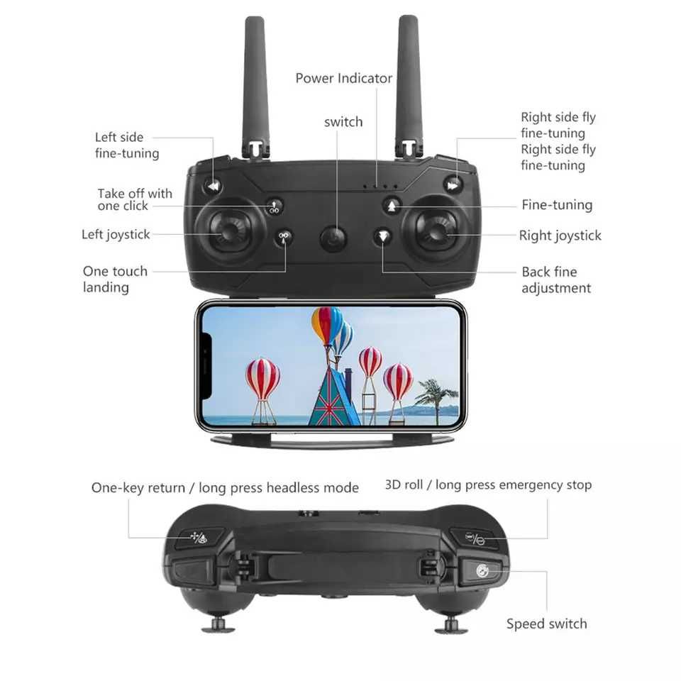 Дрон 4K PRO 2 дистанционно управление смартфон DRON с камера 4К