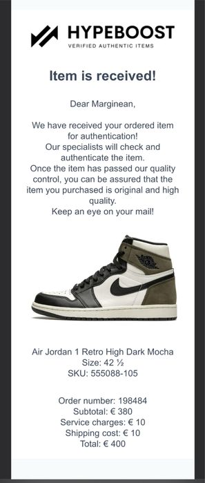 Jordan 1 Dark Mocha Originali