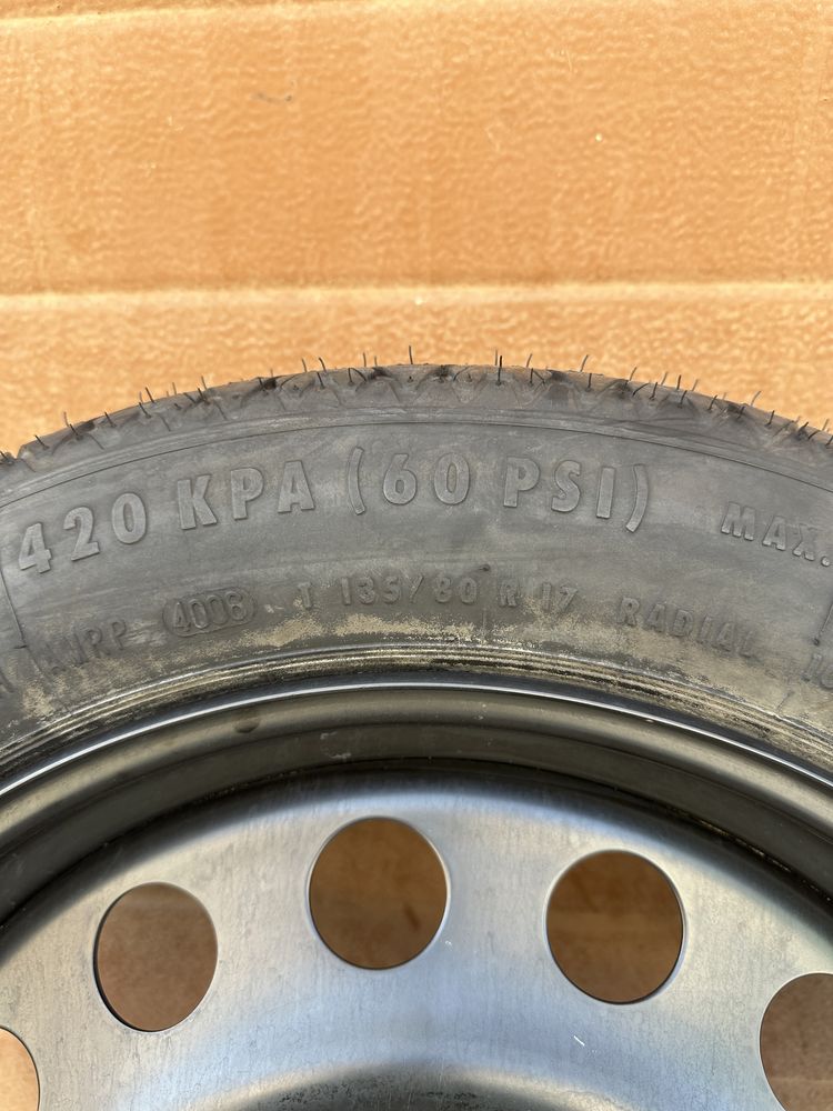 Резервна гума тип патерица за BMW 135/80/17” 5х120 CONTINENTAL