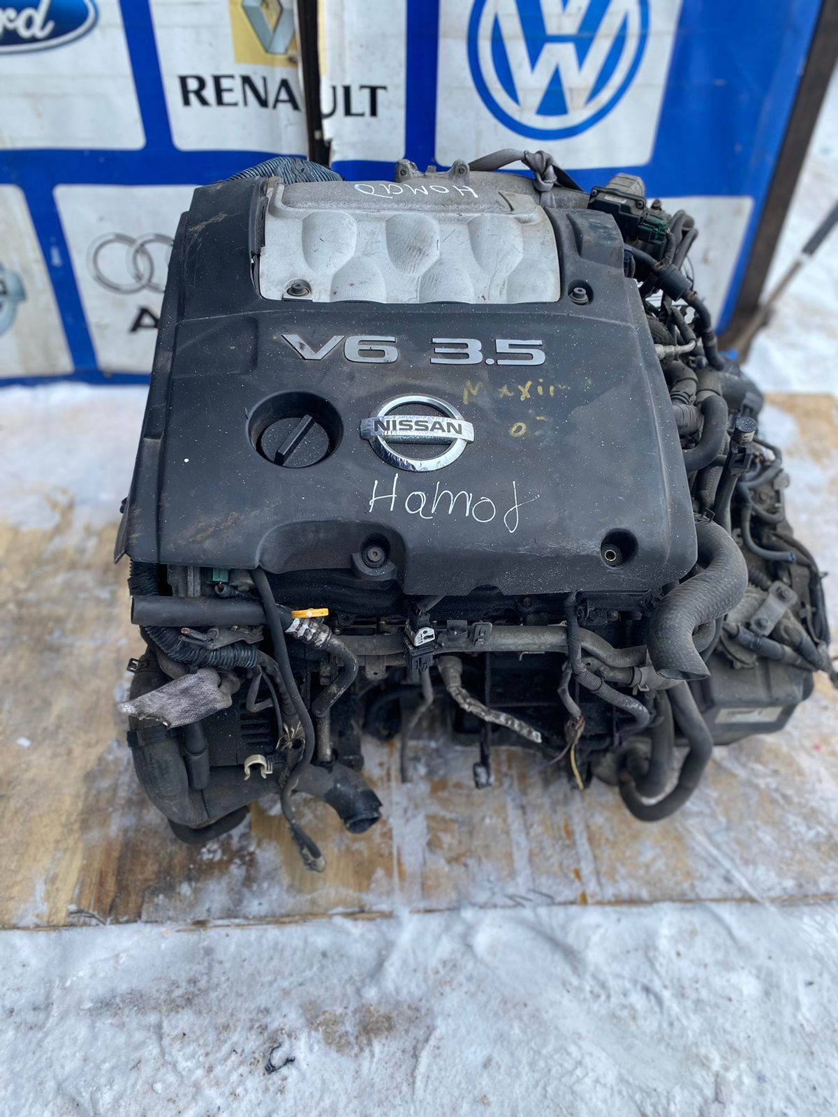 Двигатель 3.5  VQ35 Nissan Teana j31 j32  из Японии!