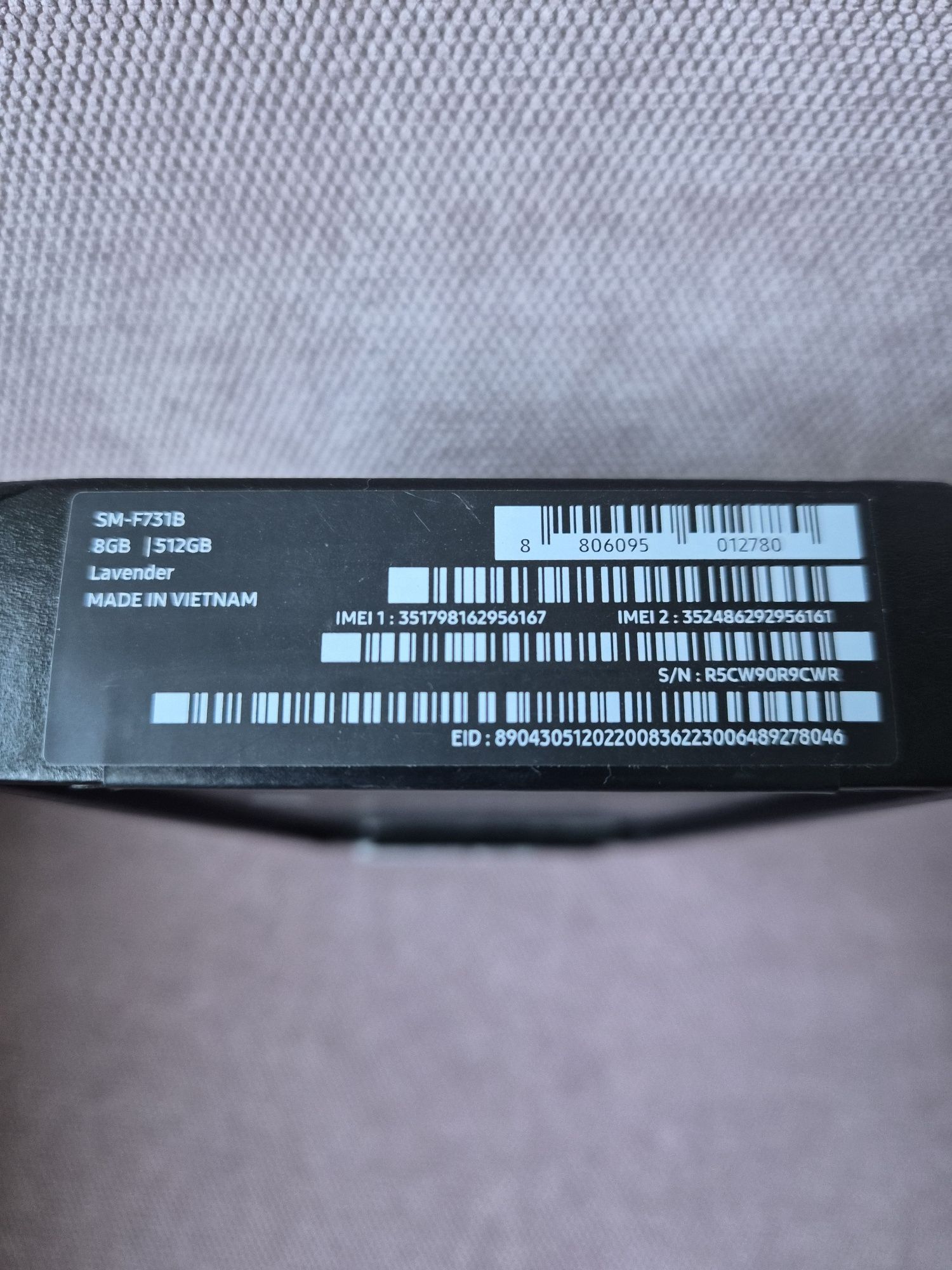 Samsung Z Flip 5 512GB lavender