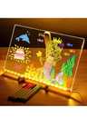 Tablă desen LED iluminată