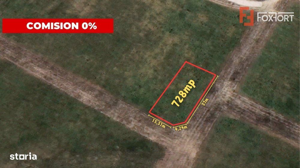 COMISION 0% Teren intravilan pretabil constructii, Sacalaz - 728 mp