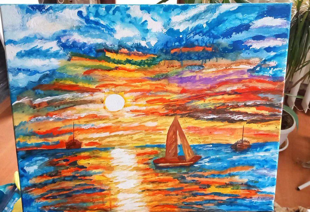 Картина 20×30 с темперни бои