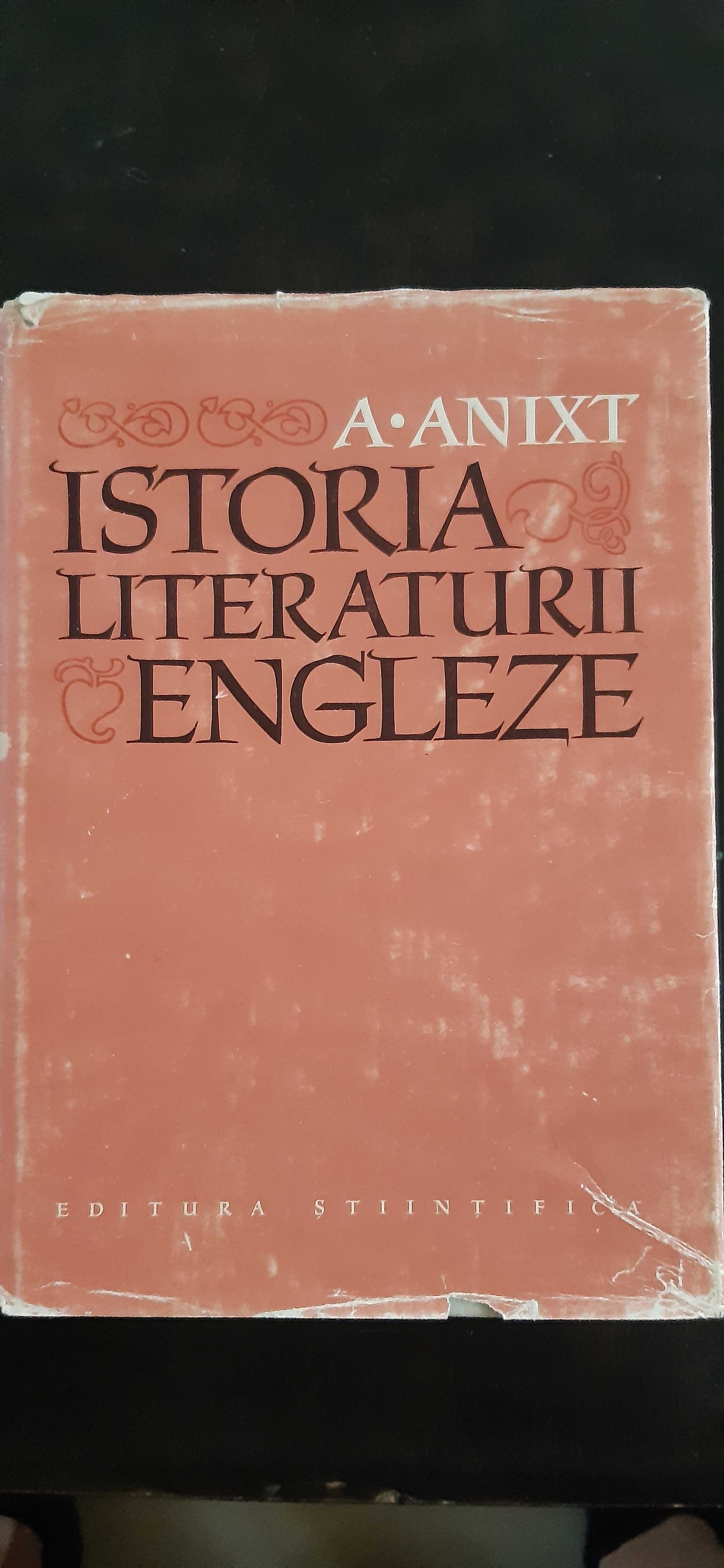 Istoria literaturii engleze, A. Anixt