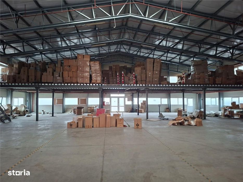 Hala 1500 mp cu autorizatie ISU - sprinklere, platforma betonata
