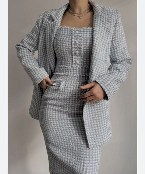 Продам твидовый костюм-двойку Mai Farah | Размер 44