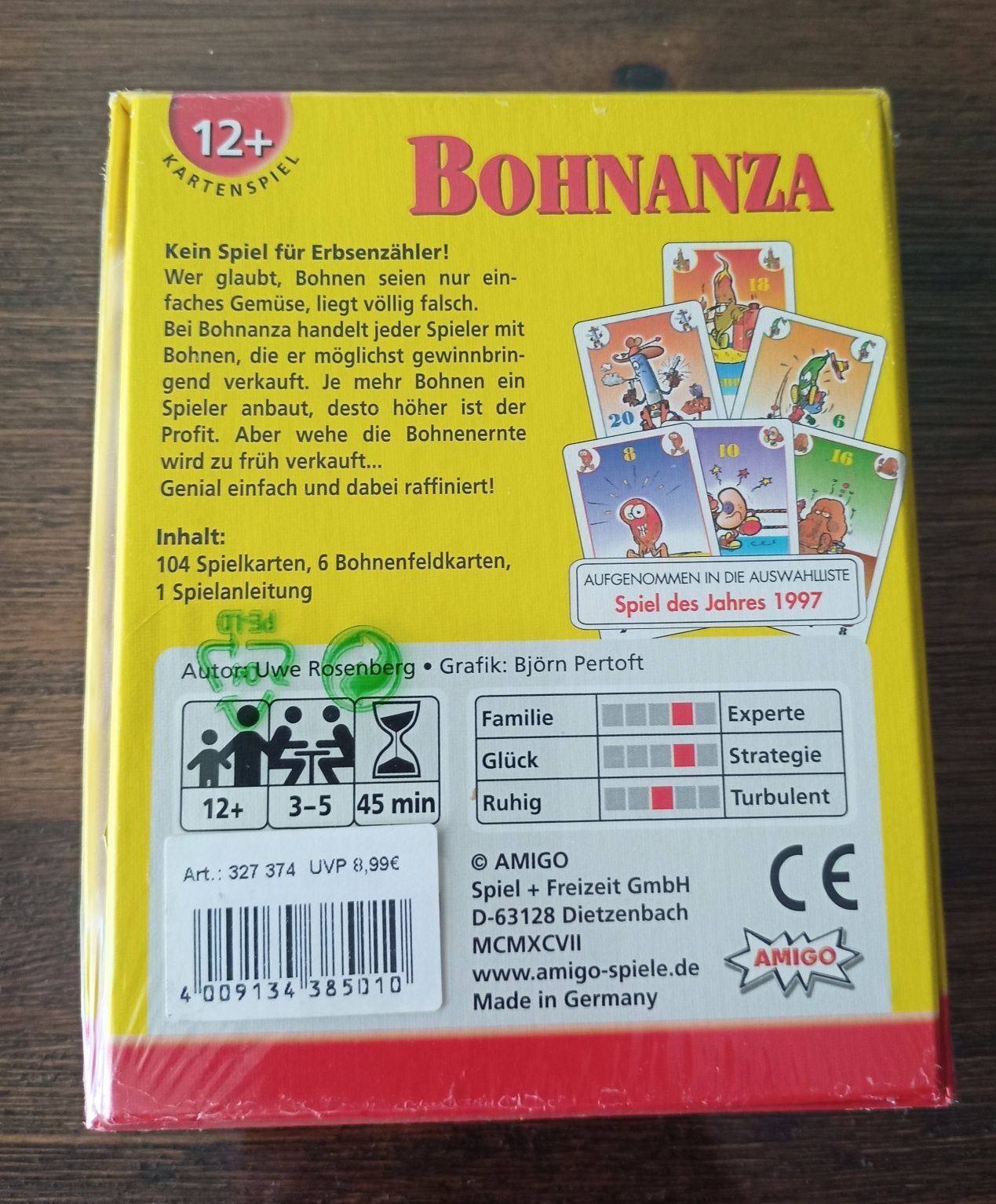 Bohnanza joc de societate board game joc de masă boardgame