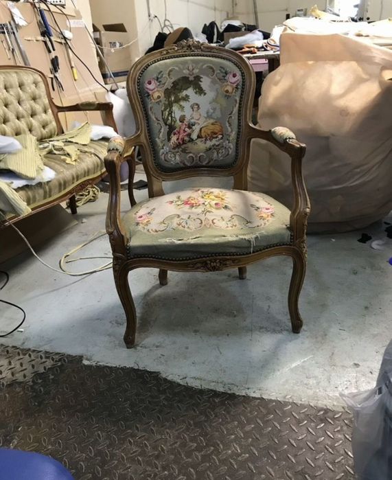 Реставрация перетяжка мебели