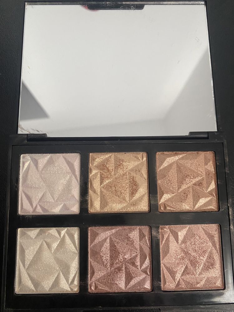 Paleta iluminatoare sephora și pensula dauglas pt iluminator