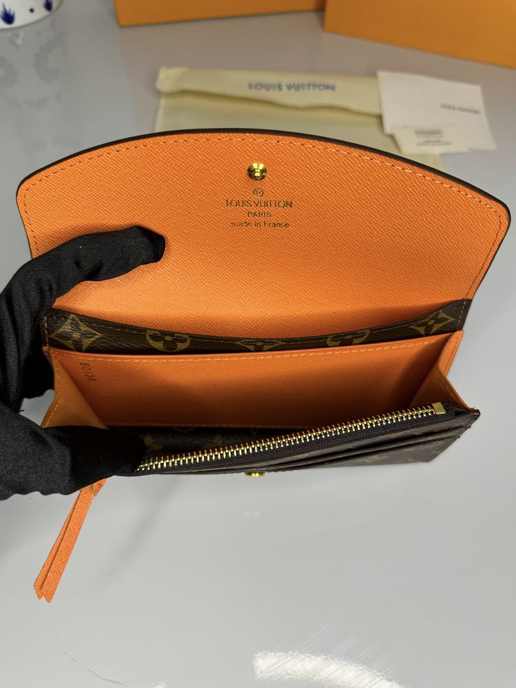 Geanta Portofel Louis Vuitton EMILIE wallet piele canvas 100% cutie