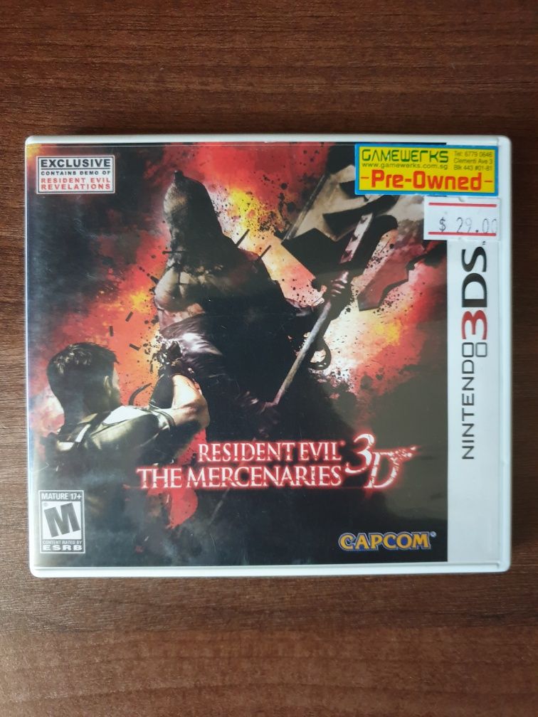 Resident Evil The Mercenaries 3D Nintendo 3DS