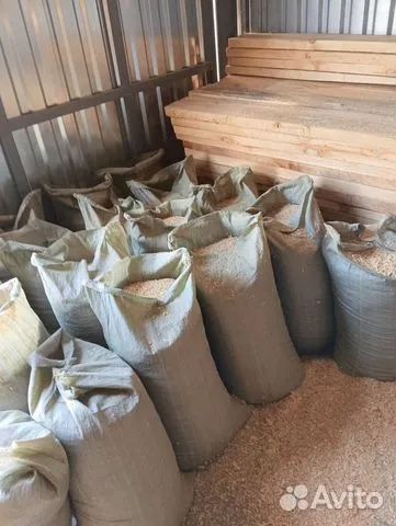 Опилки в мешках сухие полные