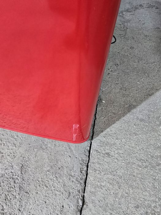 Ретро хладилник Bomann червен 145 см