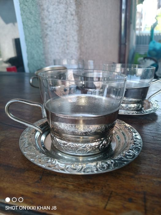 Мельоровые подстаканники чашки