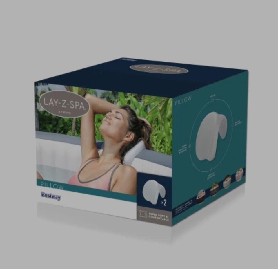 Комплелт от 2 Облегалка за глава за джакузи Lazy spa