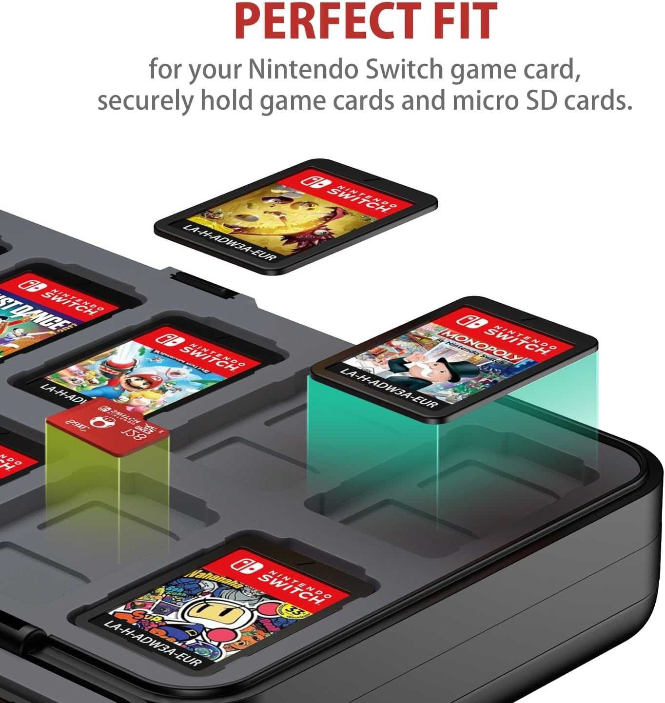 НОВА! Кутия за игри за Nintendo Switch/OLED, 48 слота