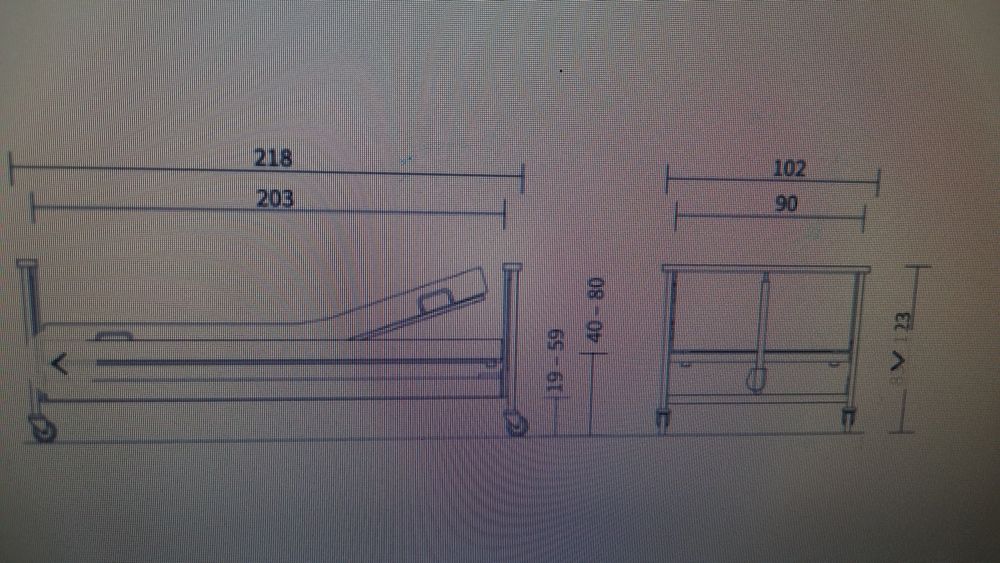 Vând pat electric pentru spital/bolnavi aproape nou în stare perfectă