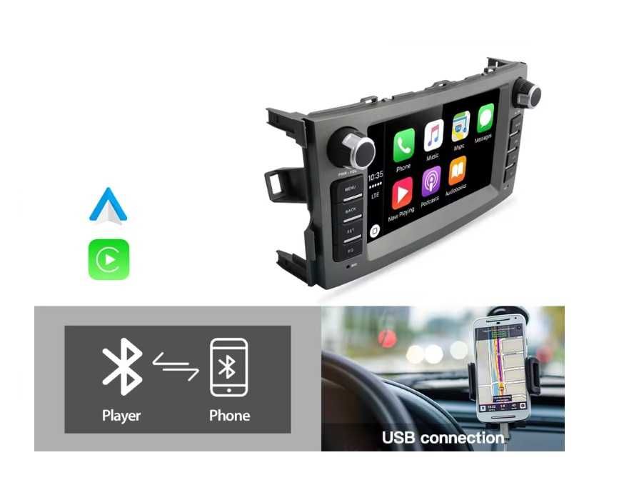 Android мултимедия за Toyota Auris/Corolla 2006 - 2012