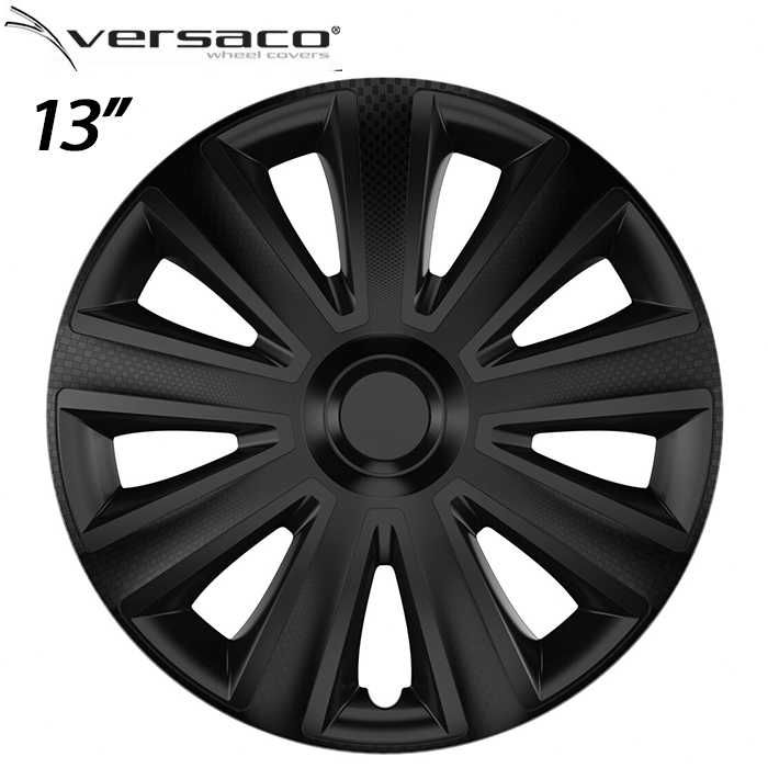4 Броя Тасове за джанти 13'' Versaco Carbon Aviator - Black