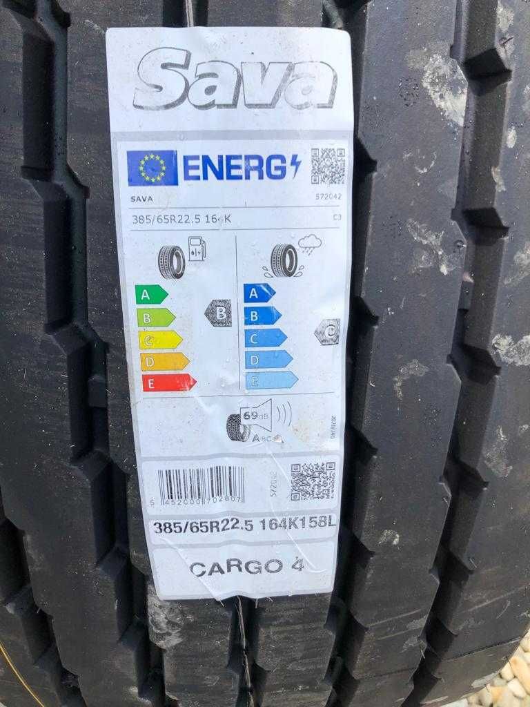 385/65R22,5 - SAVA CARGO 4 HL 164K158L BC69 transport gratuit