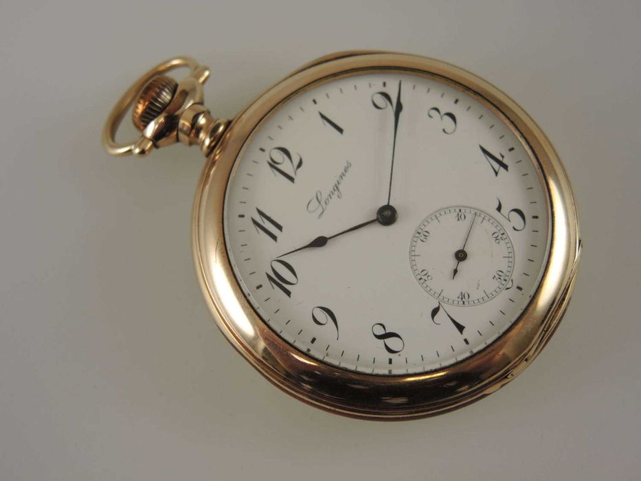 Ceas de buzunar Longines, 1905 - Ceas vechi de buzunar mecanic.