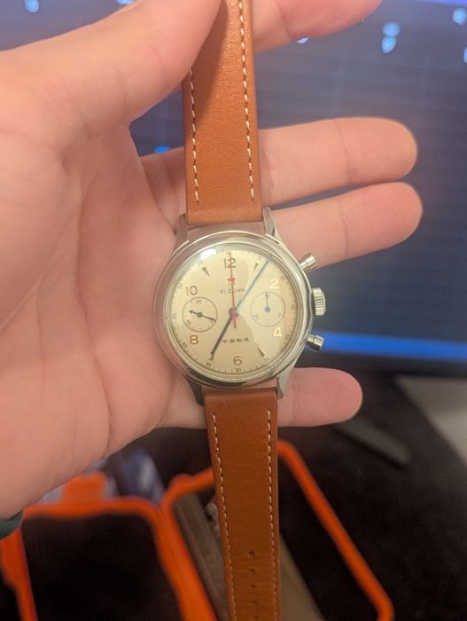 Seagull 1963, 38mm сапфир
