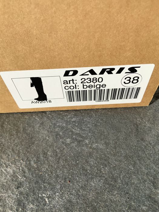 Дамски елегантни ботуши Дарис,естествен велур