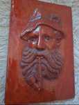 Tablou din lemn sculptat manual tridimensional